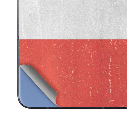 Italy Flag Distressed Galaxy Z Fold5 5G Skin